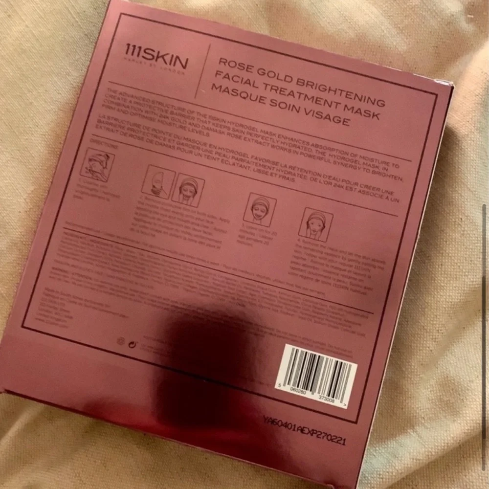 111 Skin Rose Gold Brightening Masks (5). - Picture 4 of 8
